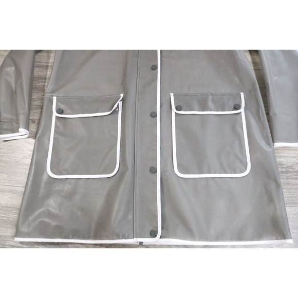 HUNTER play transparent, waterproof, CLEAR Charcoal raincoat, jacket, size XL - Picture 4 of 8